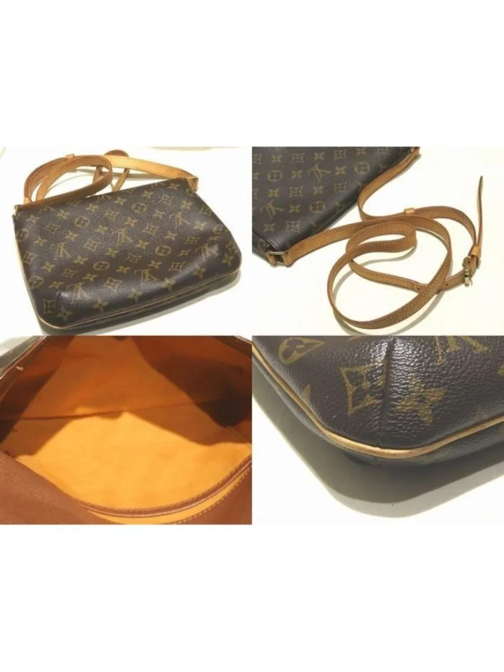 Louis Vuitton Musette Tango Long Shoulder Monogram Bag Crossbody Pochette